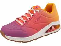 Skechers Damen UNO 2-Color Waves Sneaker, Pink/Mulit, 39 EU