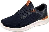Skechers Herren Lattimore Lasiter Sneaker, Navy Mesh Synthetic, 41 EU