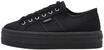 victoria Sneaker Barcelona 109201 | Canvas Schwarz Monochrom & Plattform f&uuml;r