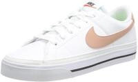 Nike Damen Court Legacy Canvas Damenschuh, White Rose Whisper Team Orange Black, 40