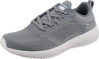 Skechers Herren Squad Sneaker, Gray Mesh Trim, 39 EU