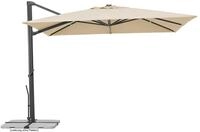 Schneider Sonnenschirm Rhodos Smart, Natur, 300 x 300 cm quadratisch, 794-02, Gestell