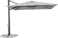 Schneider-Schirme Sonnenschirm Rhodos Smart, silbergrau, 300 x 300 cm quadratisch,