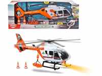 Dickie Toys Rettungshelikopter mit Licht & Sound, drehender Rotor, Seilwinde,...