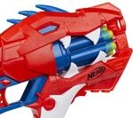 Nerf DinoSquad Raptor-Slash Blaster, 6-Dart Rotationstrommel, Schnellfeuer, 6 Darts,