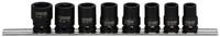 KS Tools 515.0608 3/8" Sechskant-Kraft-Stecknuss-Satz, kurz, 8-tlg.