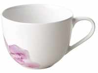 Villeroy & Boch - Rose Garden Kaffeetasse, 160ml, Premium Porzellan, weiß/rosa