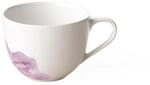 Villeroy & Boch - Rose Garden Kaffeetasse, 160ml, Premium Porzellan, wei&szlig;/rosa