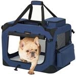 Feandrea Hundebox faltbar, Transportbox Hund, M, Hundetasche, Oxford-Gewebe,