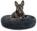 lionto Donutbett f&uuml;r Hunde und Katzen, Flauschiges Hundebett rund f&uuml;r kleine...