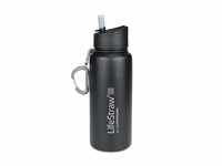 LifeStraw Go 2-Stage Filter Bottle, Unisex, Erwachsene, Schwarz, 700 ml
