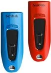 SanDisk Ultra USB 3.0 Flash- Laufwerk 64 GB (SecureAccess Software, Passwortschutz,
