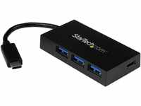 StarTech.com 4 Port USB 3.1 Gen 1 Hub, USB-C auf 1x USB-C und 3x USB-A, Mobiler...