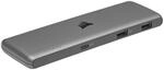 Corsair Usb100 Usb 3.2 Gen 1 [3.1 Gen 1] TypE-C Nero (corsair Usb100 - Hub - 7 Porte)