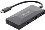 InLine&reg; USB 3.2 Gen.1 OTG Hub, USB Typ-C zu 2 Port Typ-C und 3 Port Typ-A, ohne