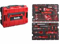 kwb Werkzeugkoffer / Werkzeug-Set, 80-teilig, Einhell E-Case-kompatibel, robust...