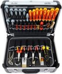 Famex 700-L Alu Werkzeugkoffer mit 2 Paletten mit 56 Einstecktaschen - max. Traglast