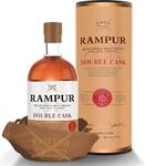 Rampur Double Cask Malt Whisky - 45% Alkoholgehalt - Whisky Einzelflasche 70cl 