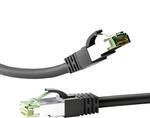 Goobay 66729 RJ45 Patchkabel mit CAT 8.1 S/FTP Rohkabel / RJ45 Stecker / 8K...