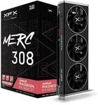 XFX Speedster MERC308 Radeon RX 6650XT Black Gaming Grafikkarte mit 8GB GDDR6 HDMI