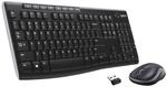 Logitech MK270 Kabelloses Set mit Tastatur und Maus f&uuml;r Windows | Skandinavisches