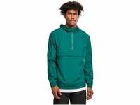 Urban Classics Men's Basic Pull Over Jacket Jacke, greenlancer, S
