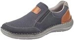 Rieker Herren - Slipper Blau, 40 EU