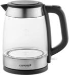 CONCEPT Hausger&auml;te RK4150 Glas Wasserkocher, Herausnehmbarer Anti-Kalk-Filter, 1,7