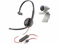 Poly Studio P5-Kit mit Blackwire 3210 (Plantronics) – HD-Videokonferenzkamera...