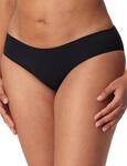 Schiesser Damen Slip nahtlos - Invisible Soft, schwarz_166915, 42