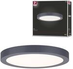 Paulmann 70988 LED Panel Abia 300mm Warmwei&szlig; rund incl. 1x22 Watt Dunkelgrau...