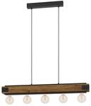 EGLO Pendelleuchte Layham, 5 flammige H&auml;ngelampe Vintage, Industrial, Retro,
