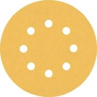 Bosch 50x EXPERT C470 Schleifblatt mit 8 L&ouml;chern (f&uuml;r Farbe auf Holz, Hartholz, &Oslash;