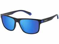 Polaroid Unisex PLD 2123/s Sunglasses, D51/5X Black Blue, L