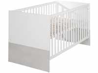roba Kombi-Kinderbett ‚Julia‘, 70 x 140 cm, weiß, höhenverstellbar, 3