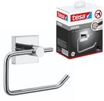 tesa EKKRO Toilettenpapierhalter, verchromt - WC-Rollenhalter zur Wandbefestigung