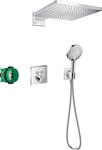 hansgrohe Duschset Raindance E 300 Unterputz (6 in 1), Duschsystem mit Kopfbrause,