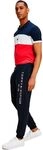 Tommy Hilfiger Herren Jogginghose Sweatpants Regular Fit, Blau (Desert Sky), S