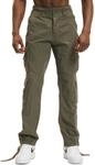 Brandit Pure Slim Fit Pants, Farbe: Olive, Gr&ouml;&szlig;e: M