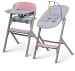 Kinderkraft Kinderhochstuhl LIVY+Babyliege CALMEE, 4in1, Stuhl f&uuml;r die ganze