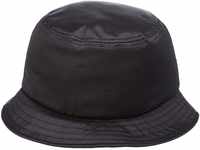 Urban Classics Unisex Satin Bucket Hat Hut, Black, one Size