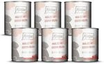 MjAMjAM - Premium Nassfutter f&uuml;r Katzen - Mahlzeit mit leckeren Herzen, 6er Pack (6