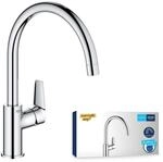 GROHE StartEdge, K&uuml;chenarmatur mit hohem Auslauf (Wasserhahn f&uuml;r die K&uuml;che,...