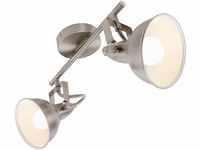 Briloner Leuchten 2049-022, Deckenlampe mit 2 dreh-und schwenkbaren Spots im...