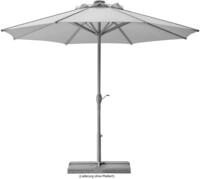 Schneider Sonnenschirm Rooftop, Silbergrau, 350 cm rund, 677-14, Gestell Aluminium,