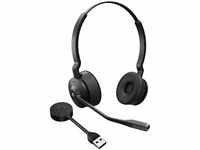 Jabra Engage 55 Schnurloses Stereo-Headset mit Link 400 USB-A DECT-Adapter -...
