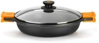 BRA Efficient | Niedriger Schmortopf | Aluminiumguss, 16 cm,...