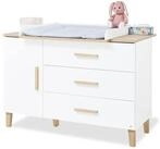 PINOLINO Wickelkommode &bdquo;Lumi&rdquo; extrabreit, mit abnehmbarem Wickelaufsatz, 3