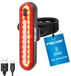 FISCHER LED-Akku Stableuchte mit Bremslicht, R&uuml;cklicht, Fahrradbeleuchtung,