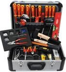 Famex 436-10 Elektriker Werkzeugkoffer mit Profi Werkzeug Set aus deutscher